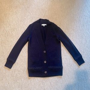 Amour Vert Navy Blue Sweater